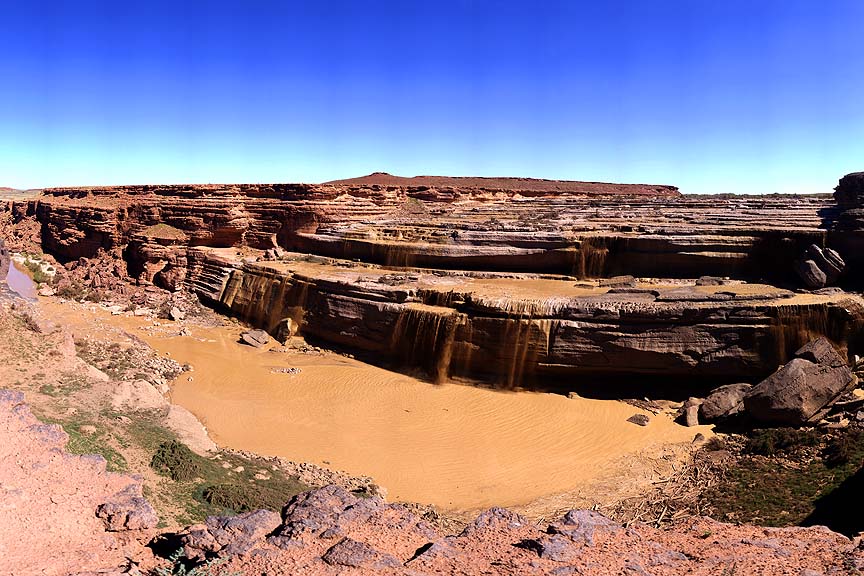 Grand Falls of the Little Colorado River, August 31, 2010